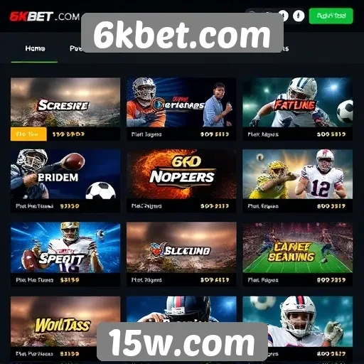 Comparação de jogos oferecidos no 6kbet.com